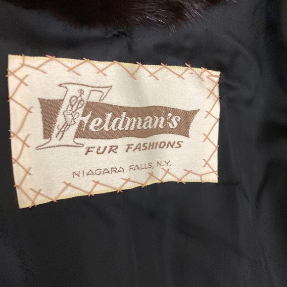 Chic Dark Brown Real Fur Coat, Authentic, XL - Picture 6 of 15